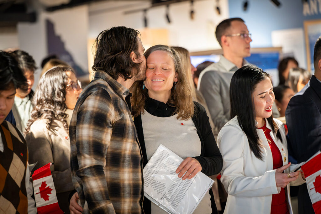 Enhanced citizenship ceremony at the MacBride Museum of Yukon History, Whitehorse, YT, March 12, 2025