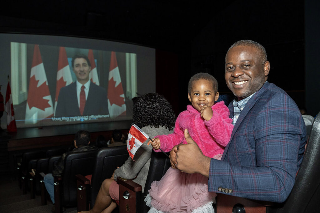 Enhanced citizenship ceremony at the Northern Arts and Cultural Centre, Yellowknife, NT, October 9, 2024